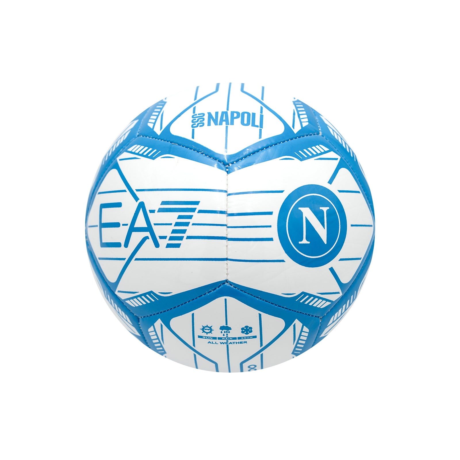 SSC Napoli Pallone White Stripes Size 2 2026/2027