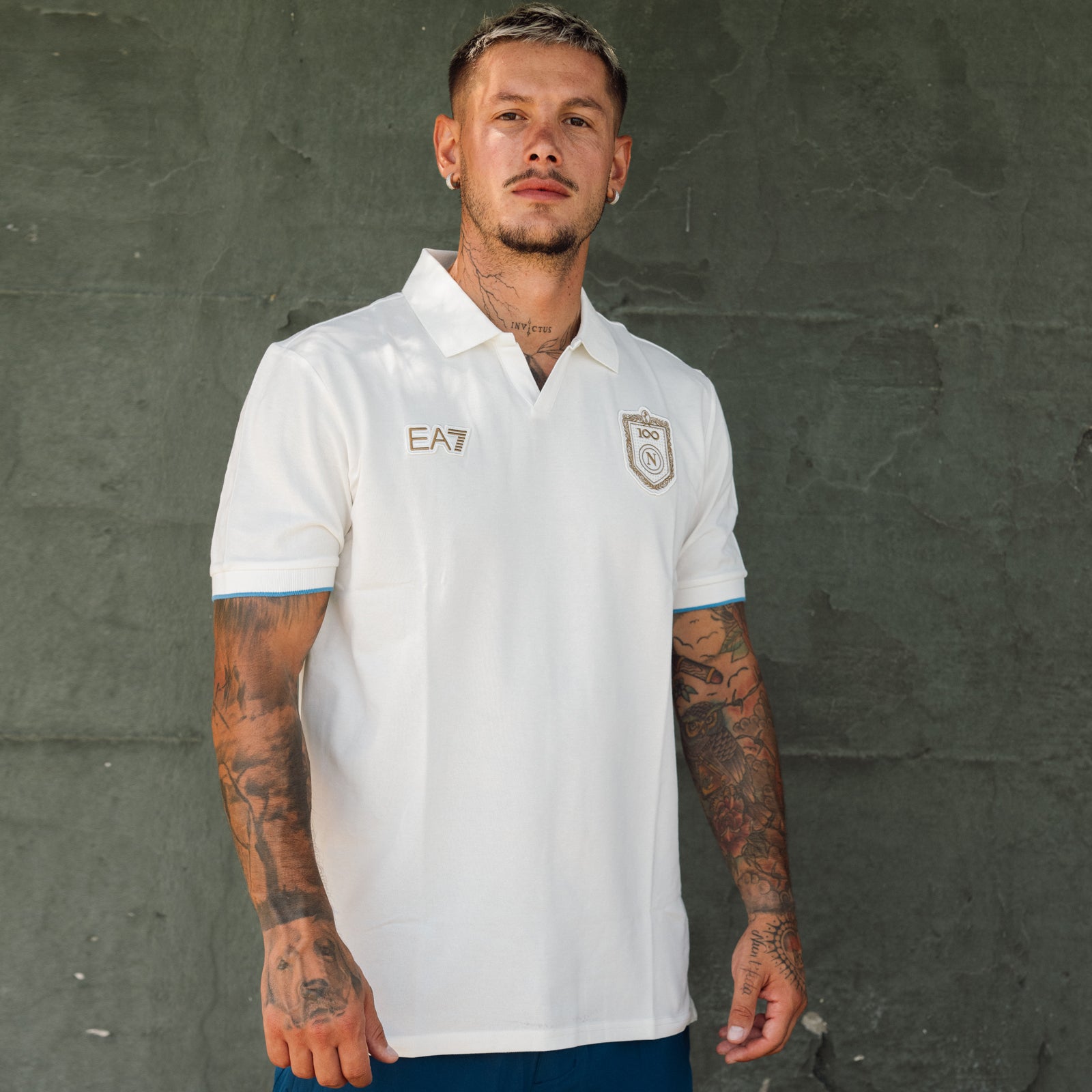 SSC Napoli Off-White Polo Shirt 2026/2027