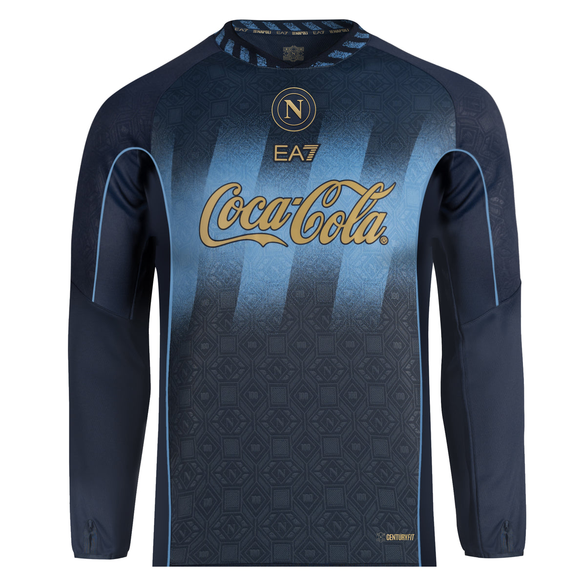 SSC Napoli Felpa Pre-Match Blu Euro 2026/2027