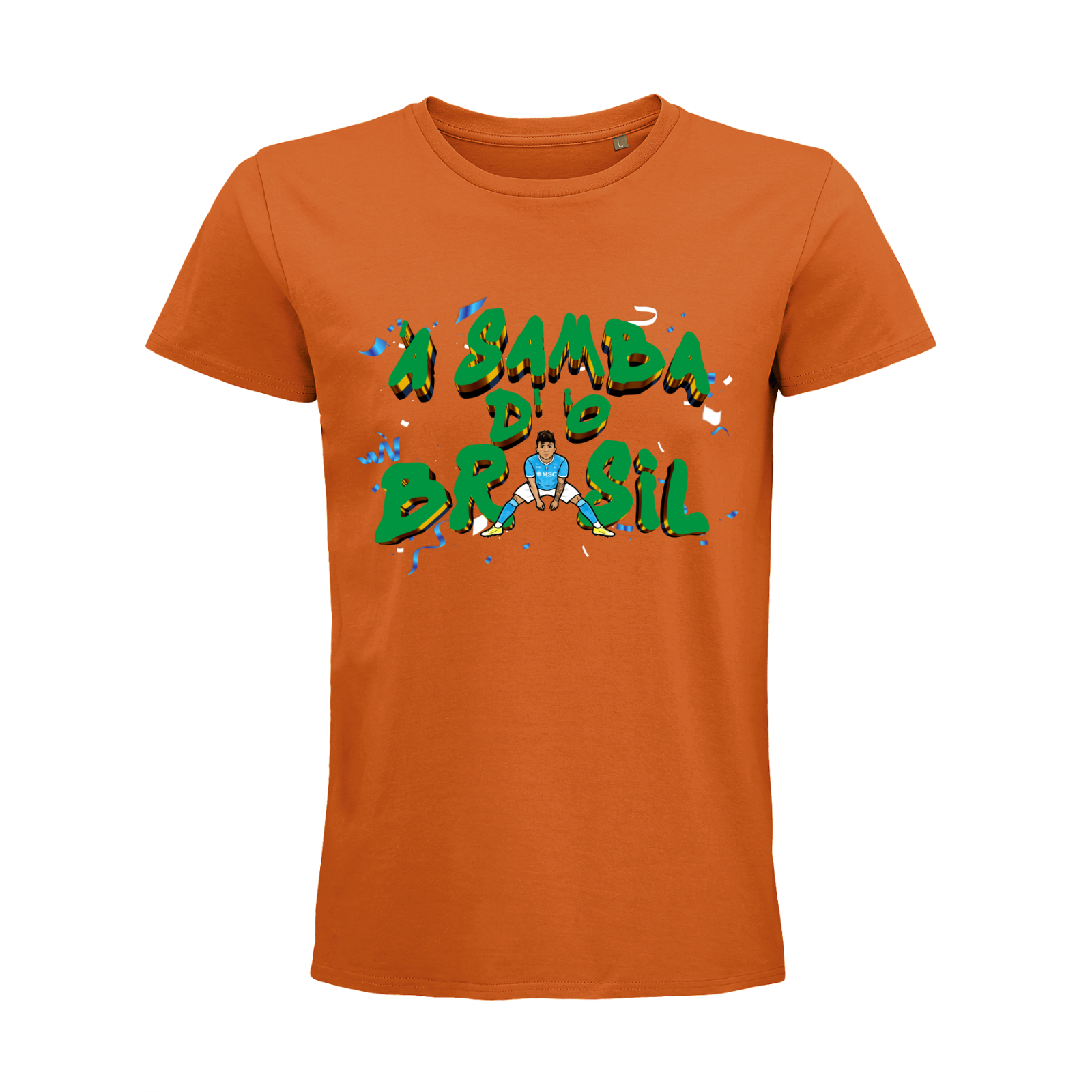SSC Napoli Linea Admin Samba Brasil T-Shirt Junior