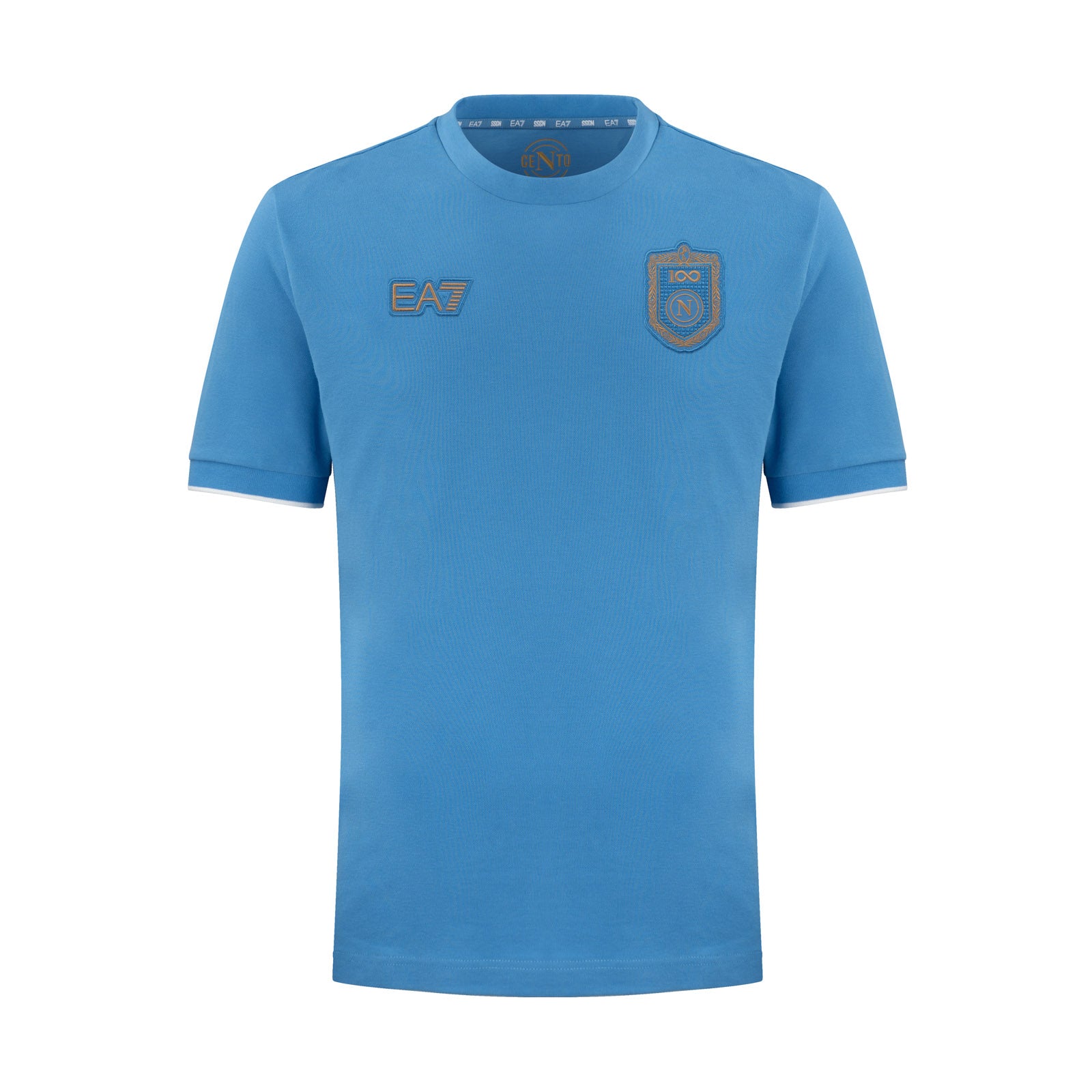 SSC Napoli T-Shirt Centenary Blue Junior 2026/2027
