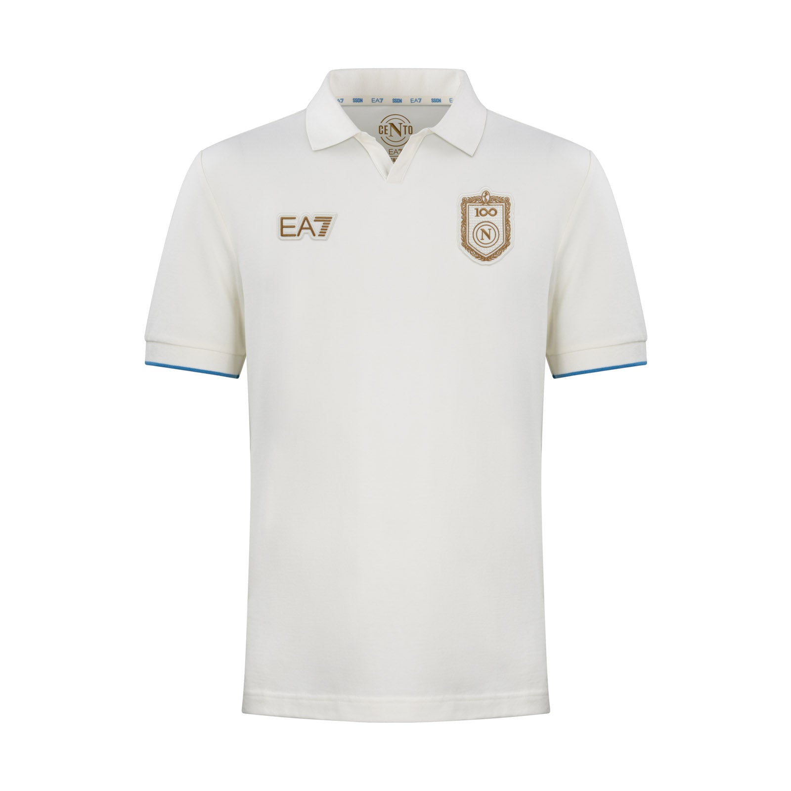 SSC Napoli Polo Off-White Junior 2026/2027