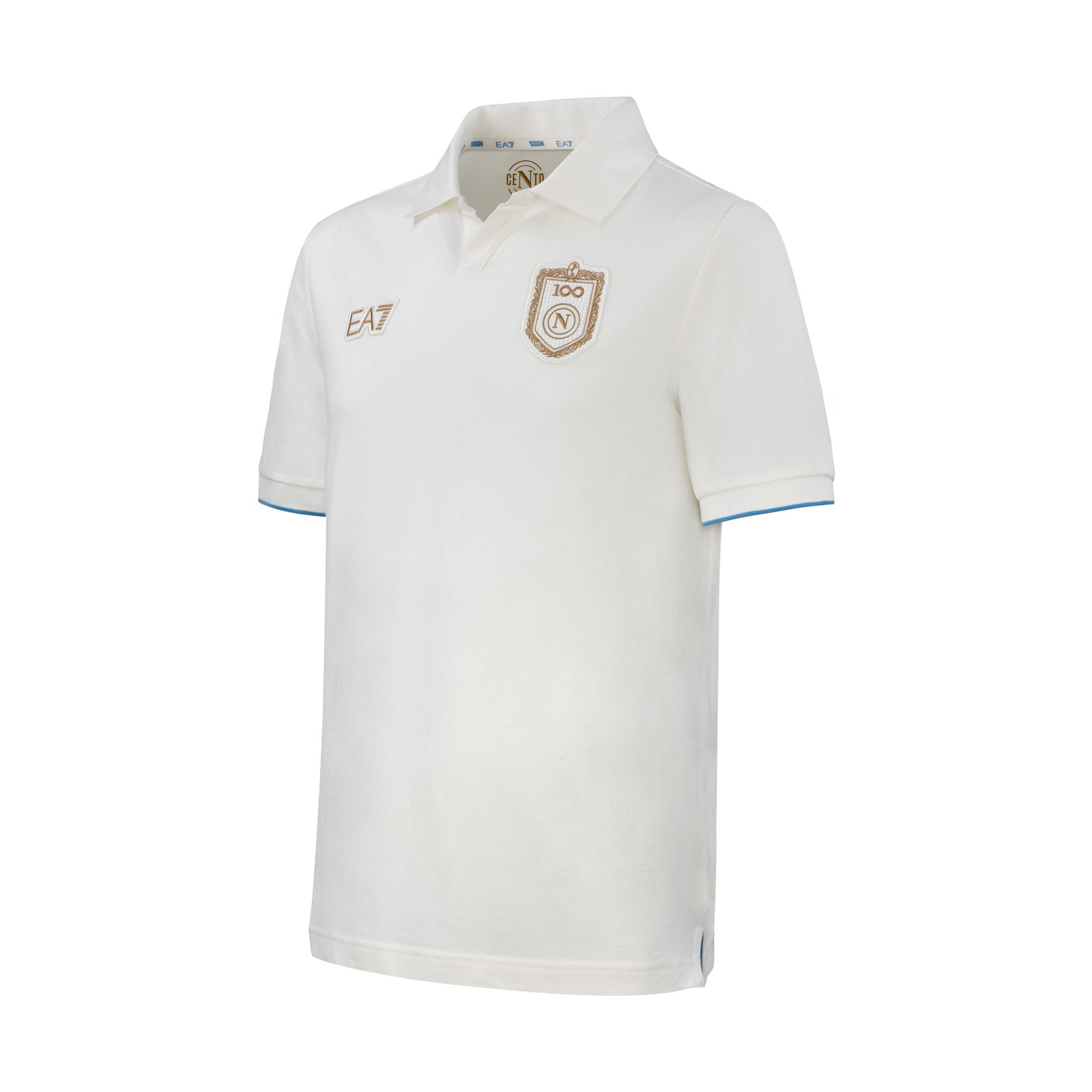 SSC Napoli Polo Off-White Junior 2026/2027