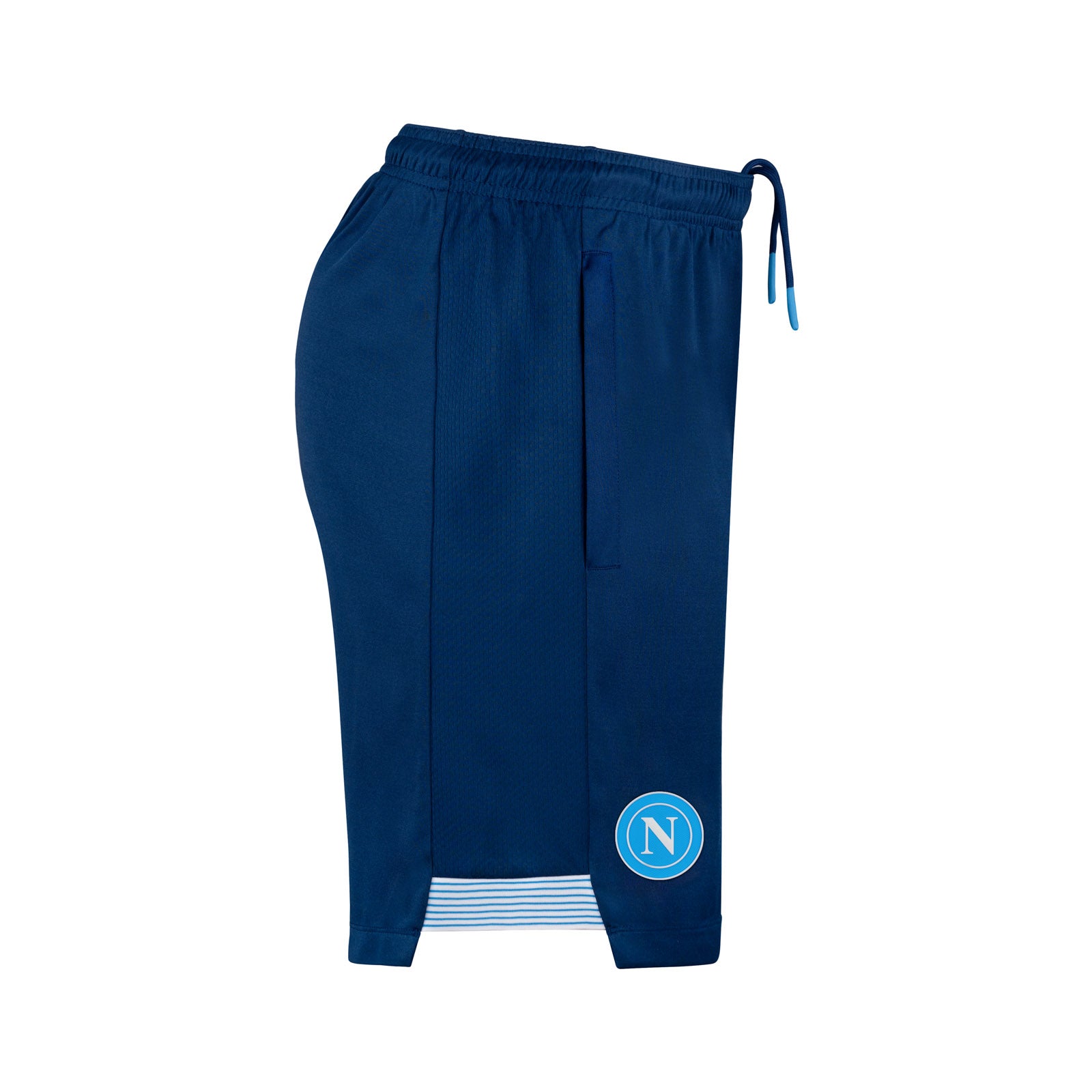SSC Napoli Navy Blue Training Shorts With Zip Pockets 2026/2027