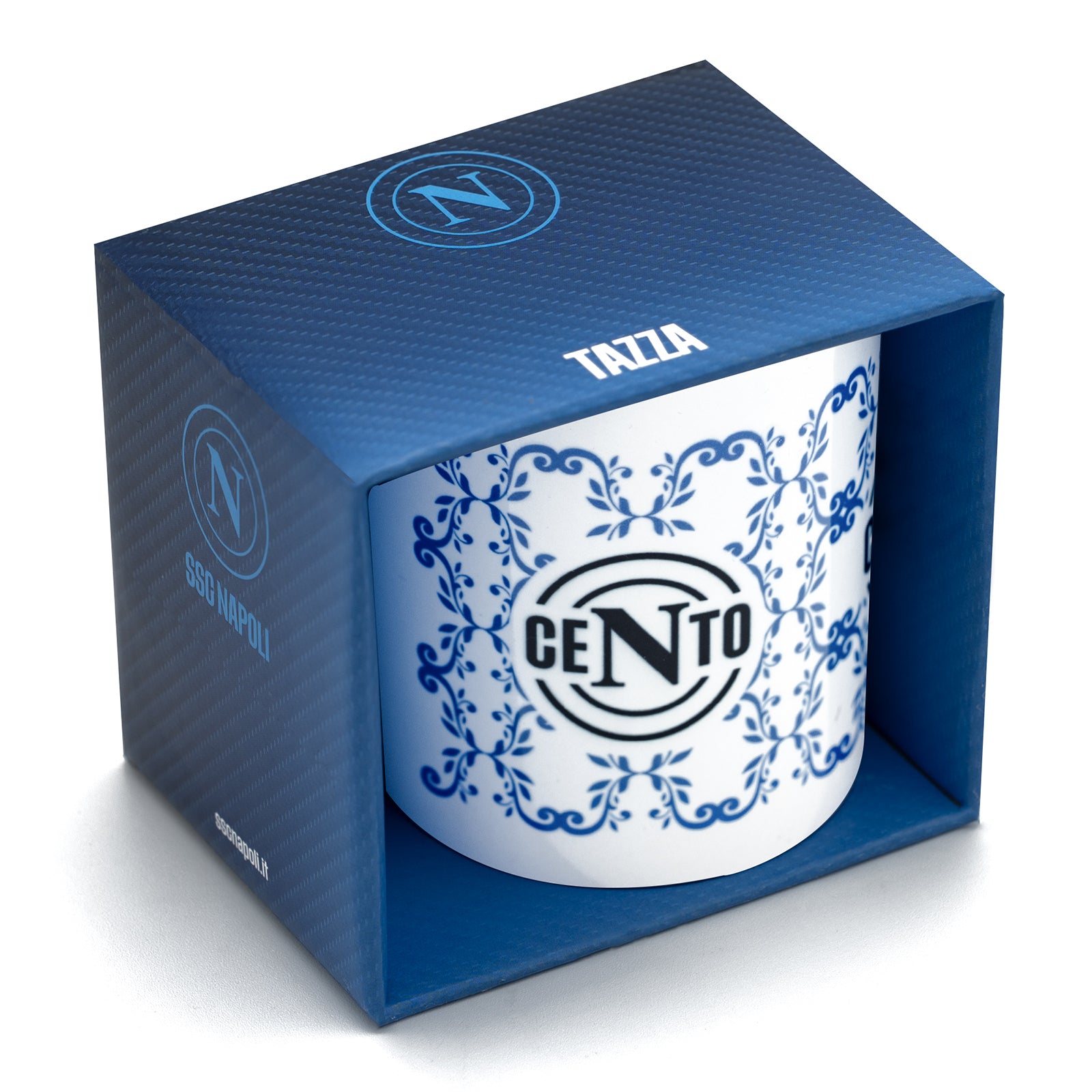 SSC Napoli White/Sky Blue Ceramic Mug Cento