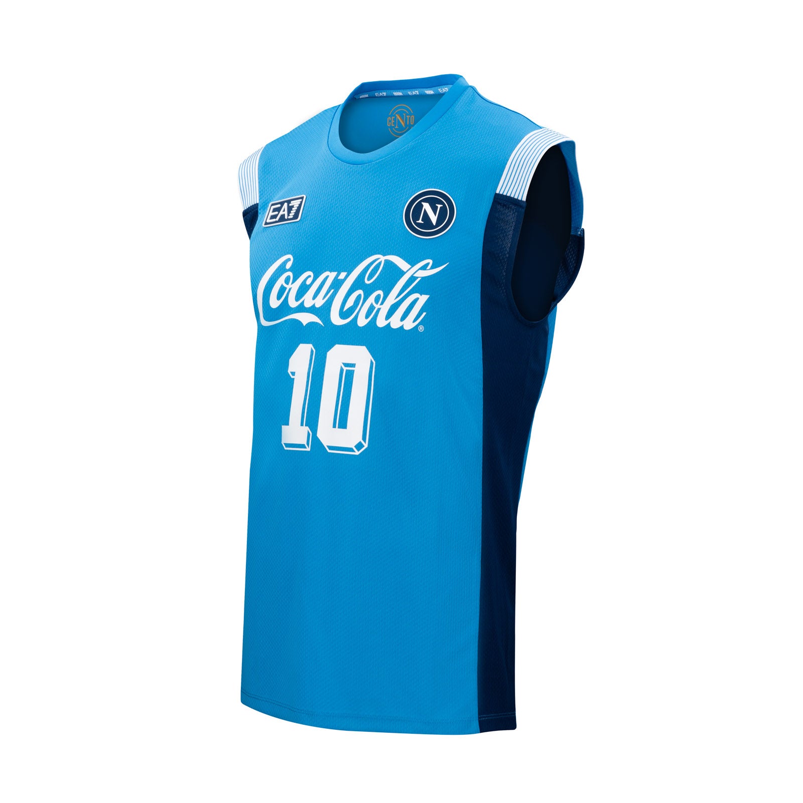 SSC Napoli Sky Blue Sleeveless Shirt for Kids 2026/2027