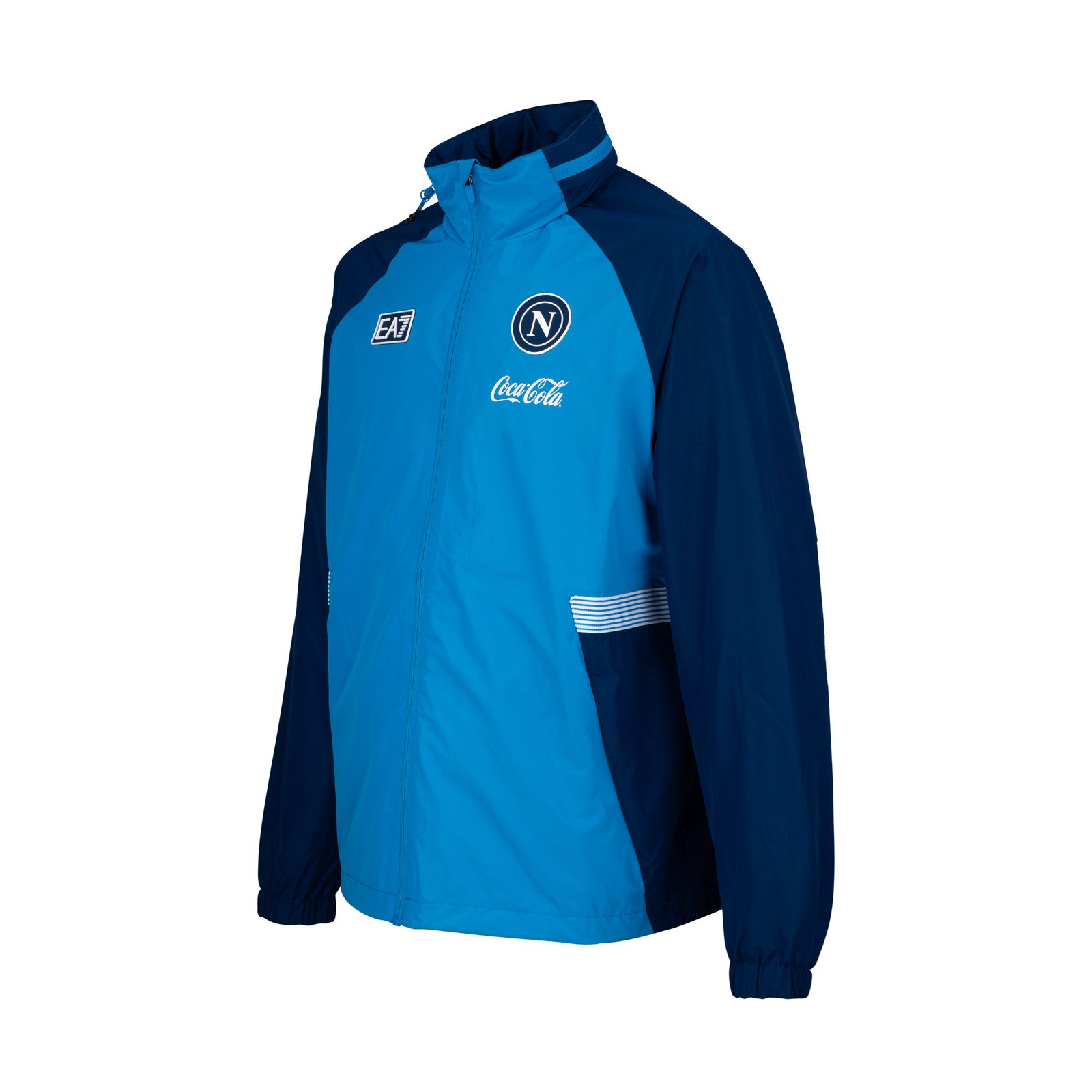 SSC Napoli Sky Blue Junior Windbreaker Hooded Jacket 2026/2027