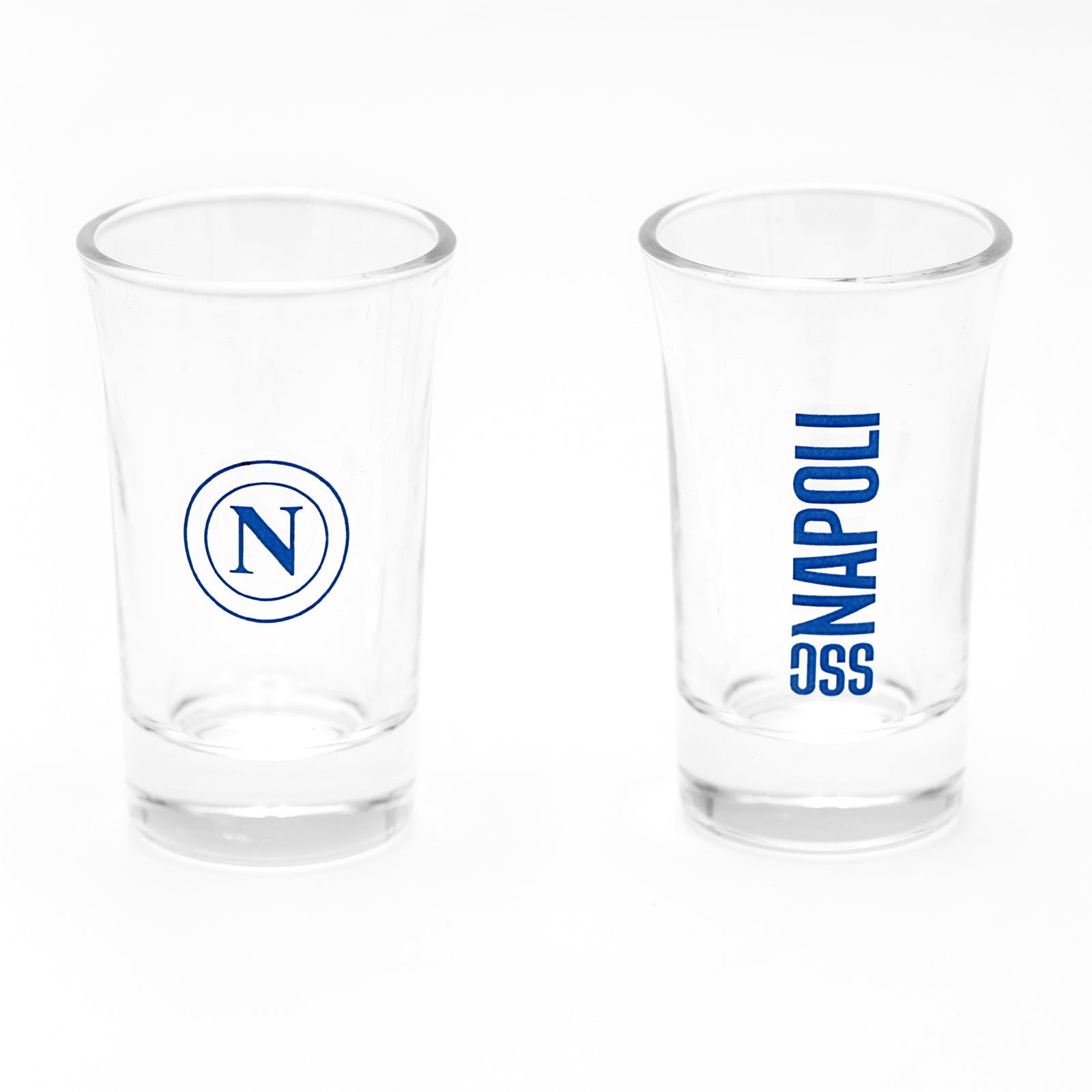 SSC Napoli Set di 2 Bicchierini Shot