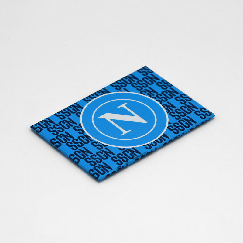 SSC Napoli Magnete Rettangolare Azzurro con Logo