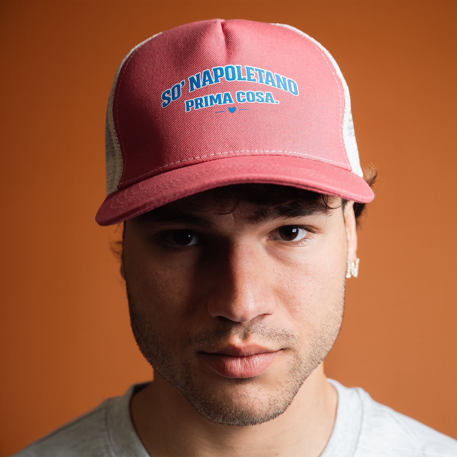 SSC Napoli Linea Admin Pink Hat So Napoletano