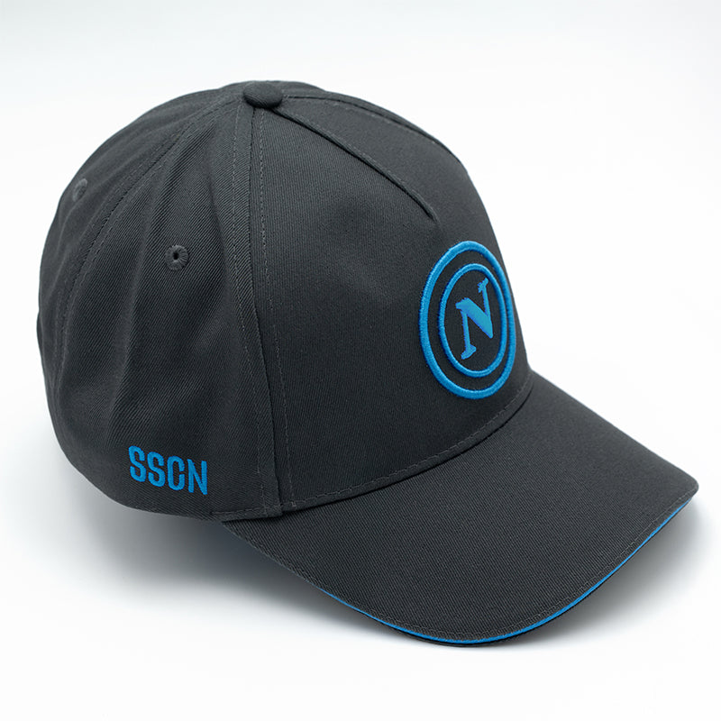 SSC Napoli Cappello con Visiera Ebony Senior 2025/2026