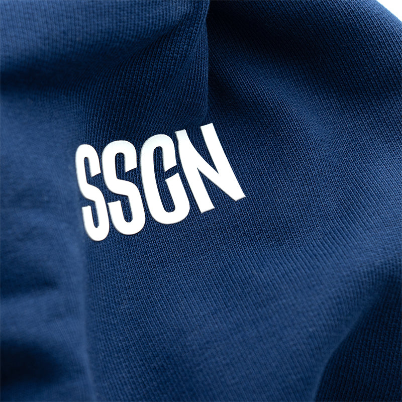 SSC Napoli Felpa con Cappuccio Marechiaro Blu Navy