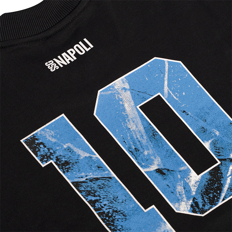 SSC Napoli Felpa Girocollo Marechiaro Nera