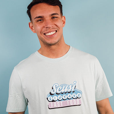 SSC Napoli Linea Admin T-Shirt Verde Ghiaccio Scusi Giovane