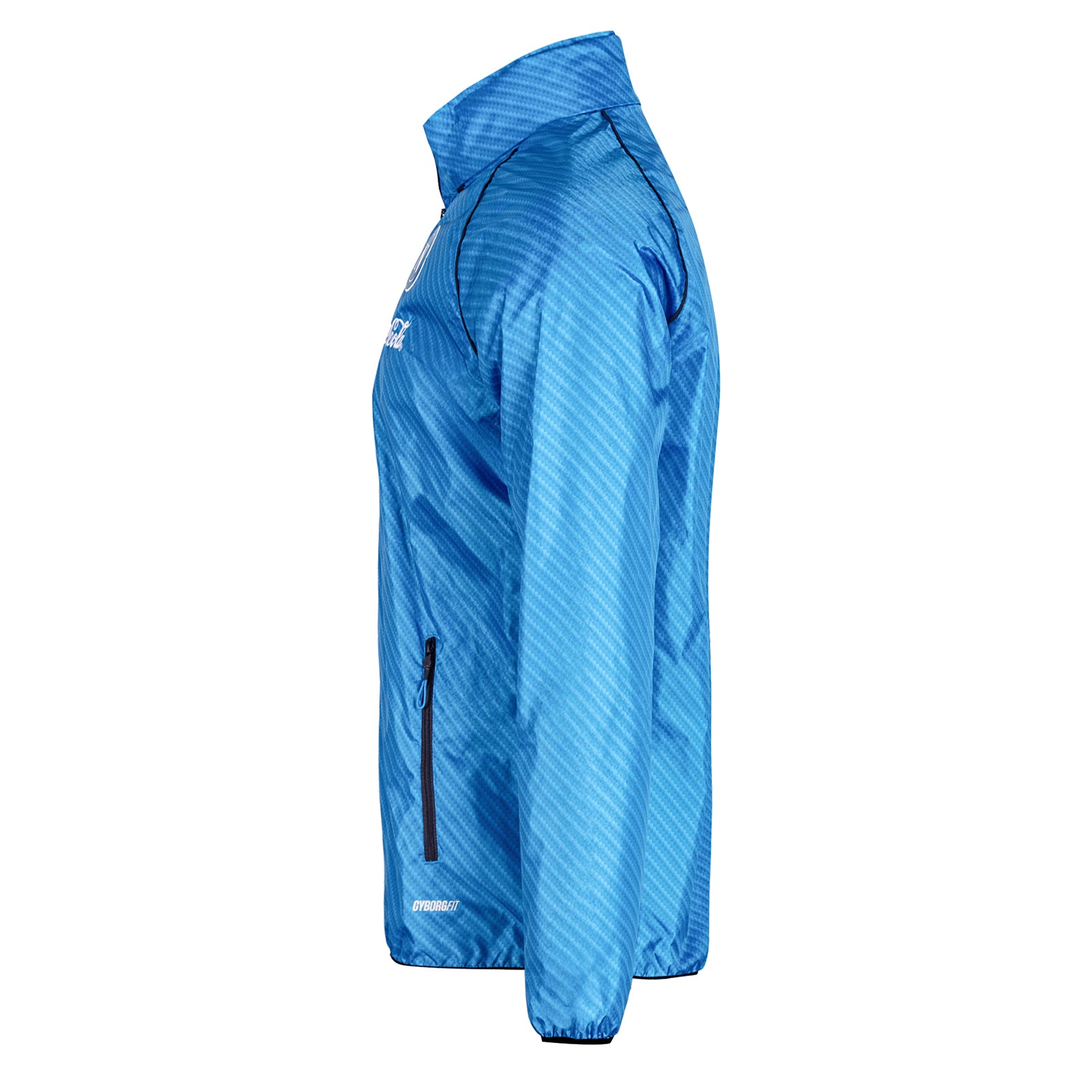 SSC Napoli Sky Blue Full Zip Windbreaker Jacket 2025/2026
