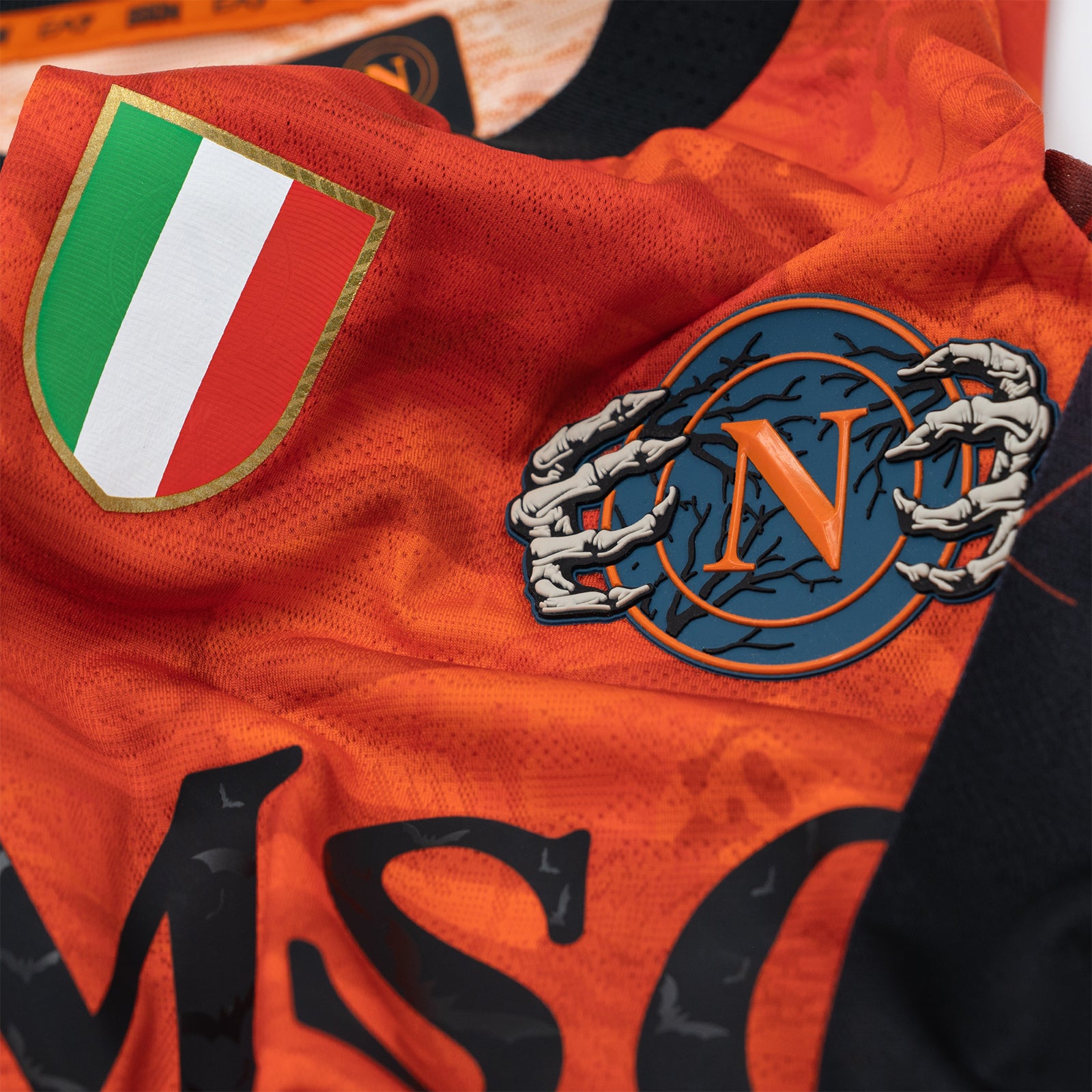 SSC Napoli Maglia Gara Halloween Orange 2025/2026 con Gym Sack