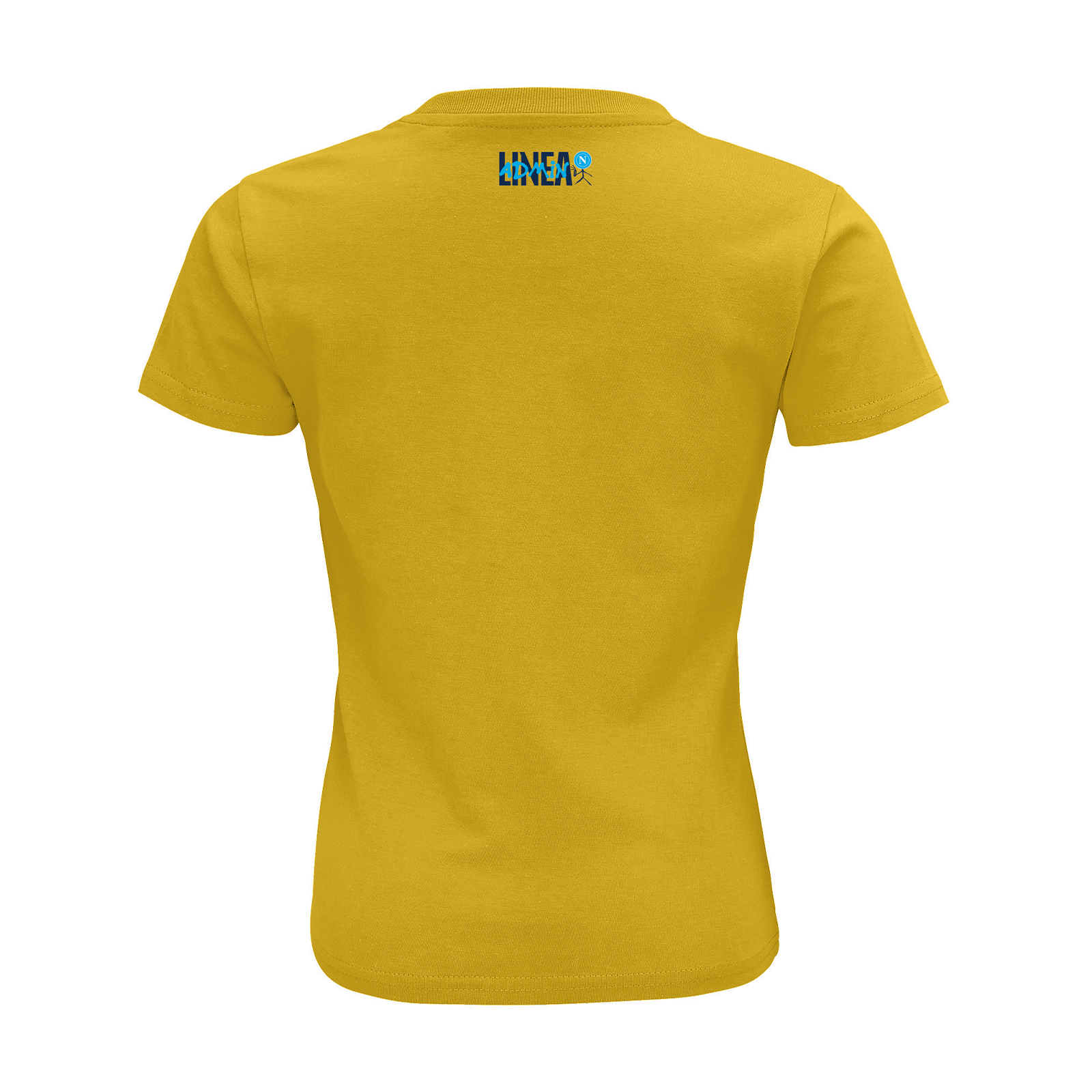 SSC Napoli Linea Admin “Aglio, Højlund e Peperoncino” Golden Yellow T-Shirt Junior