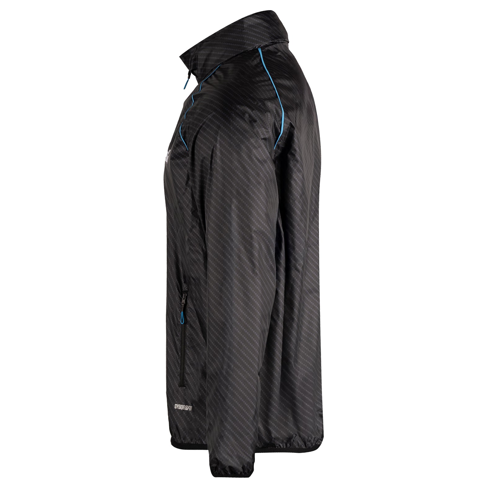 SSC Napoli Ebony Full Zip Windbreaker Jacket 2025/2026