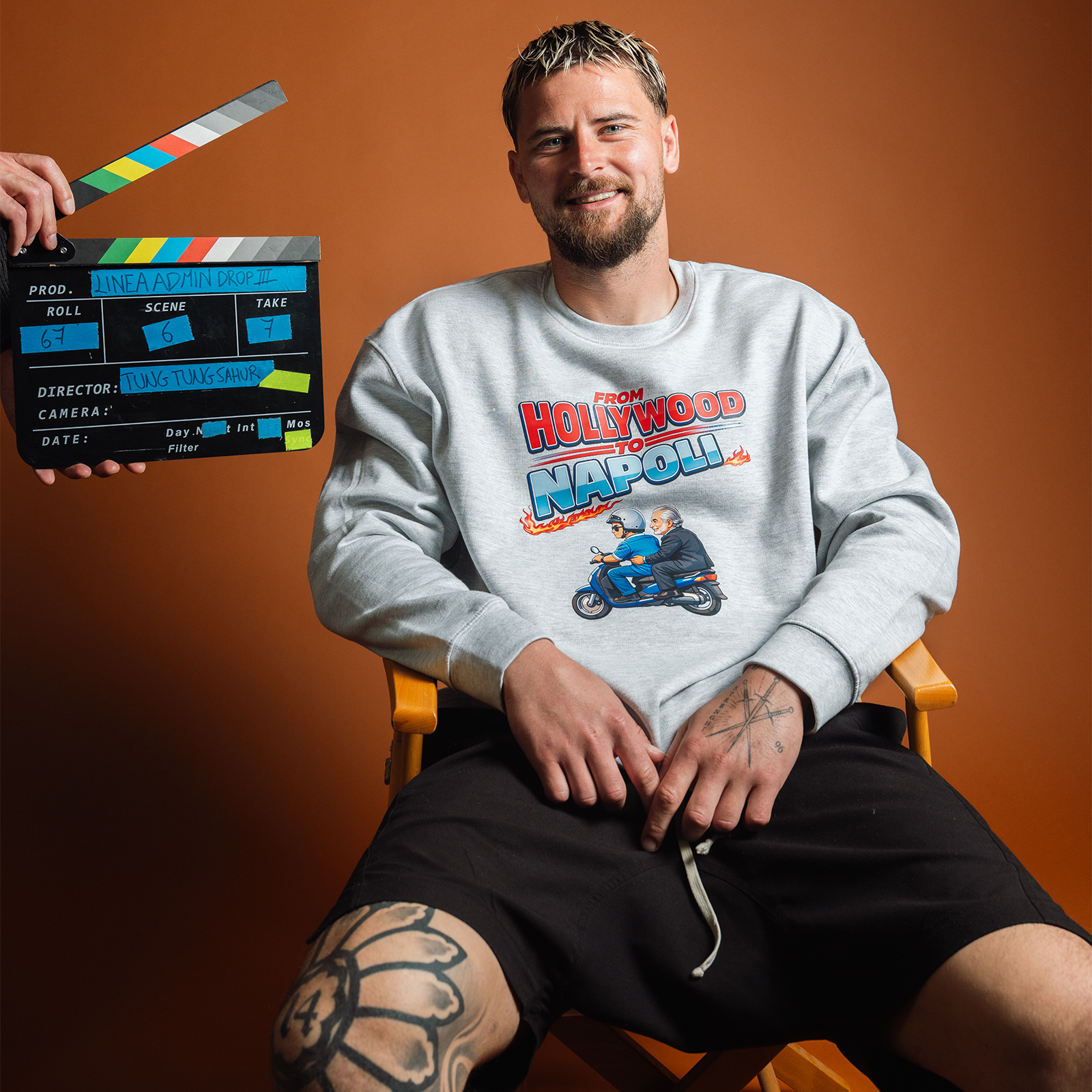 SSC Napoli Linea Admin Torno A Fare Cinema Sweatshirt