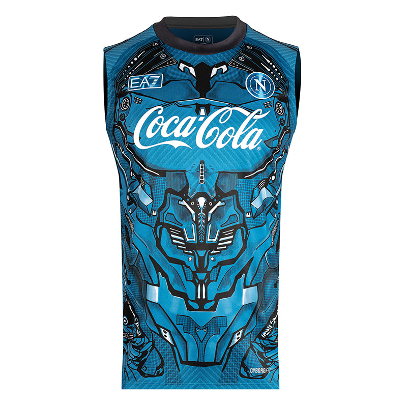 SSC Napoli Sky Blue Training Sleeveless Shirt 2025/2026