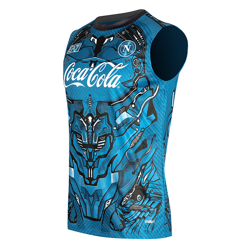 SSC Napoli Sky Blue Training Sleeveless Shirt 2025/2026