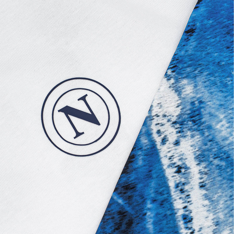 SSC Napoli T-Shirt Crop Marechiaro Bianca