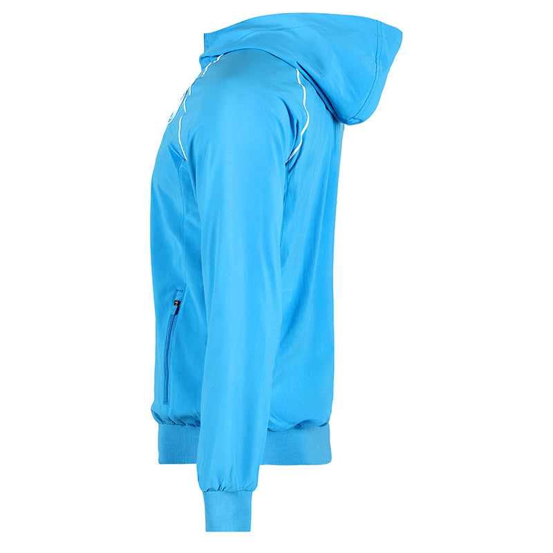 SSC Napoli Felpa Polystretch Con Cappuccio Azzurra 2025/2026