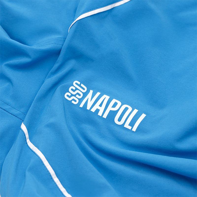 SSC Napoli Felpa Polystretch Con Cappuccio Azzurra 2025/2026