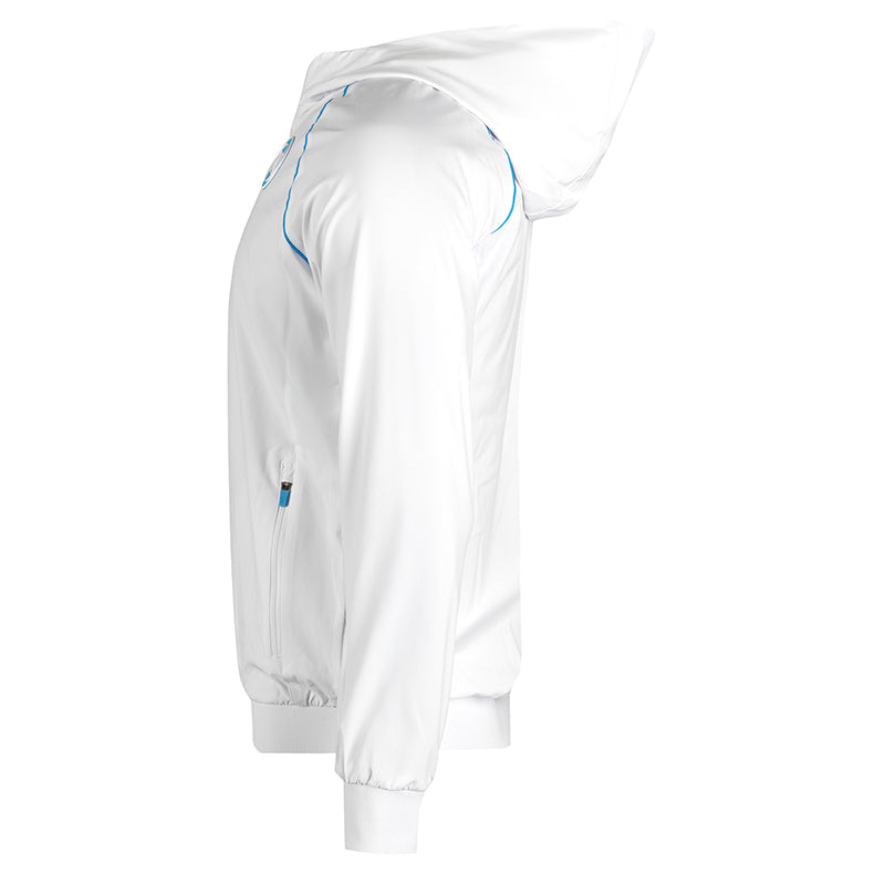 SSC Napoli Felpa Polystretch Con Cappuccio Bianca 2025/2026