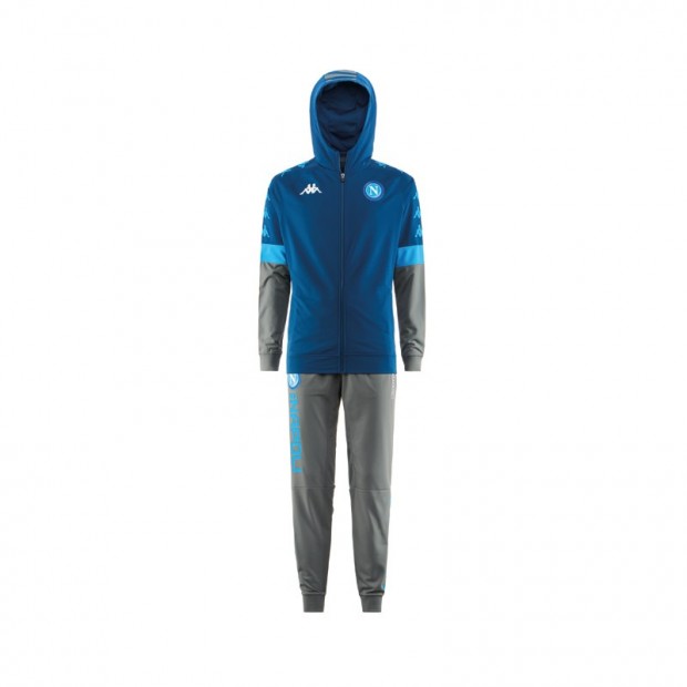 SSC Napoli Europa Blue Representation Tracksuit with Cap 2019/2020 Kid