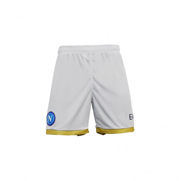 SSC Napoli White/Gold Shorts 2021/2022