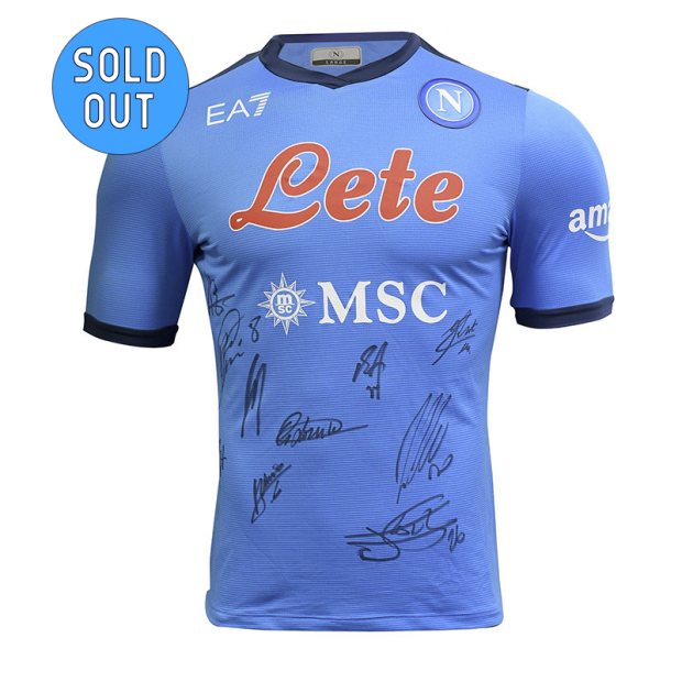 SSC Napoli Signed Home Match Shirt 2021/2022