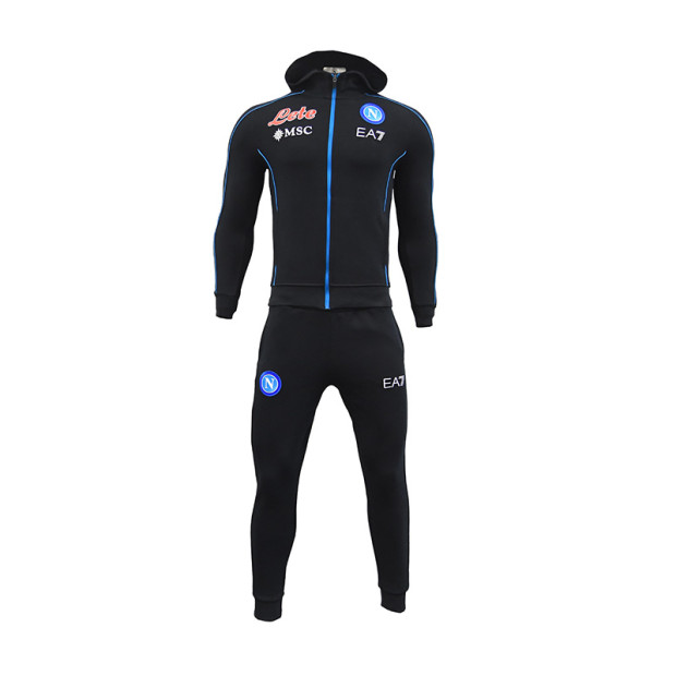 SSC Napoli Blue Representation Tracksuit with Hood 2021/2022