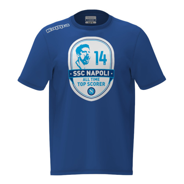 SSC Napoli Mertens All Time Top Scorer Royal T-Shirt for Kids