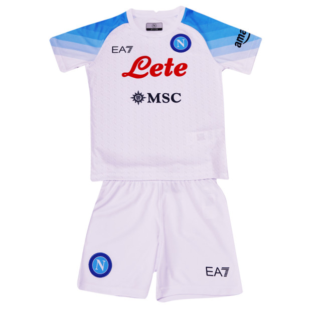 SSC Napoli Away Kit for Kids 2022/2023