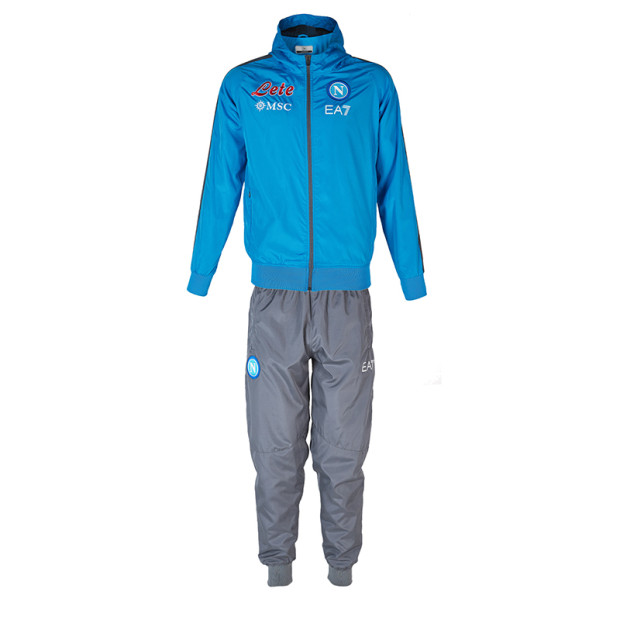 SSC Napoli Sky Blue Micro Tracksuit with Hood 2022/2023