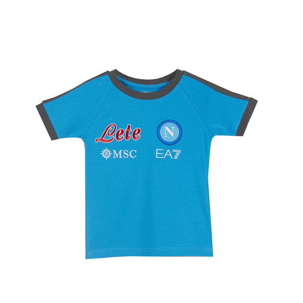 SSC Napoli Sky Blue Representation T-Shirt 2022/2023 for Kids