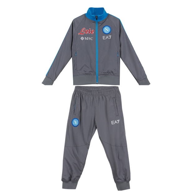 SSC Napoli Grey Magnet Micro Tracksuit 2022/2023 for Kids