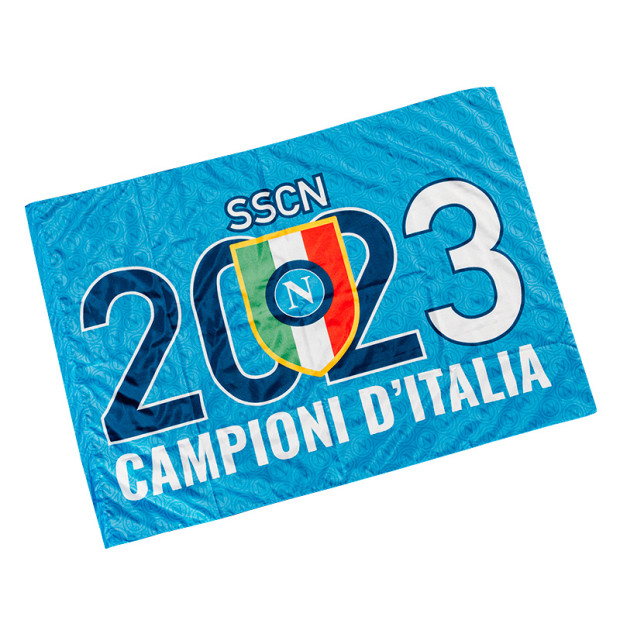 Bandiera SSC Napoli Campioni d'Italia 2022/2023