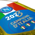 SSC Napoli Gagliardetto Campioni d'Italia 2022/2023