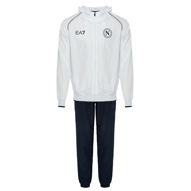 SSC Napoli White Micro Tracksuit with Cap 2023/2024
