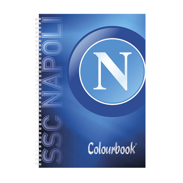 SSC Napoli A4 Light Blue Lined Notebook