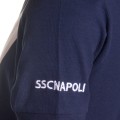 SSCN Navy Blue Oblique Stripe Polo Shirt