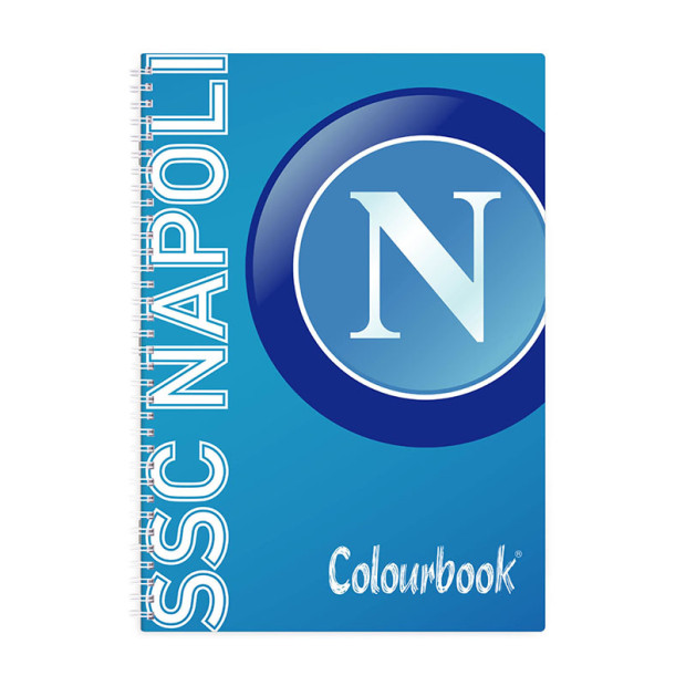 SSC Napoli A4 Winner Blue 5mm Notebook