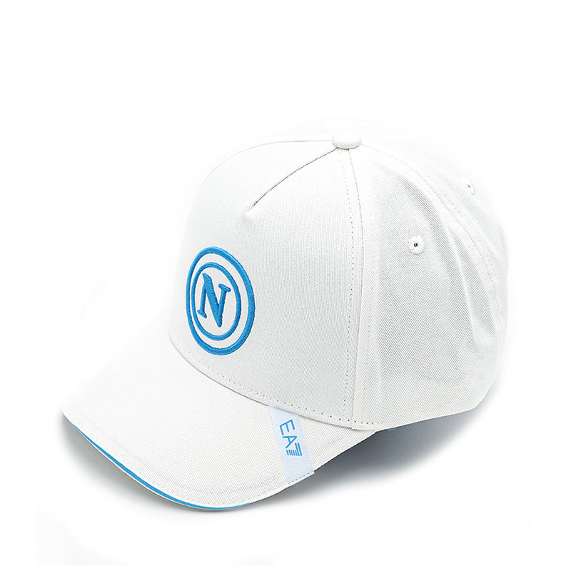 SSC Napoli Cappello con Visiera Bianco Junior 2025/2026