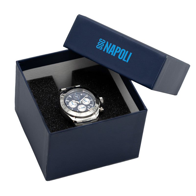 SSC Napoli Square Chrono Blu Scuro