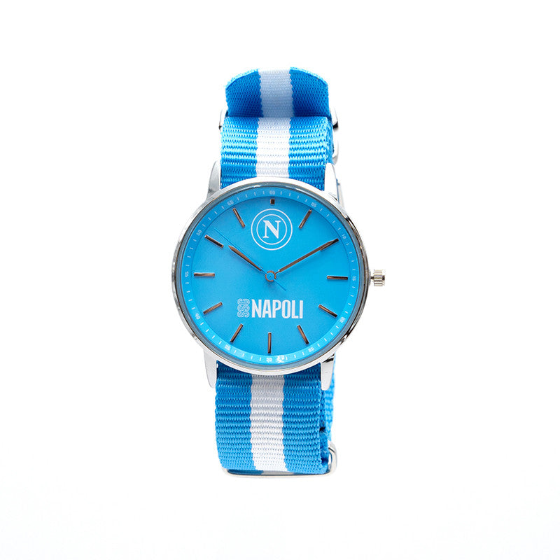 SSC Napoli Orologio Tidy Azzurro