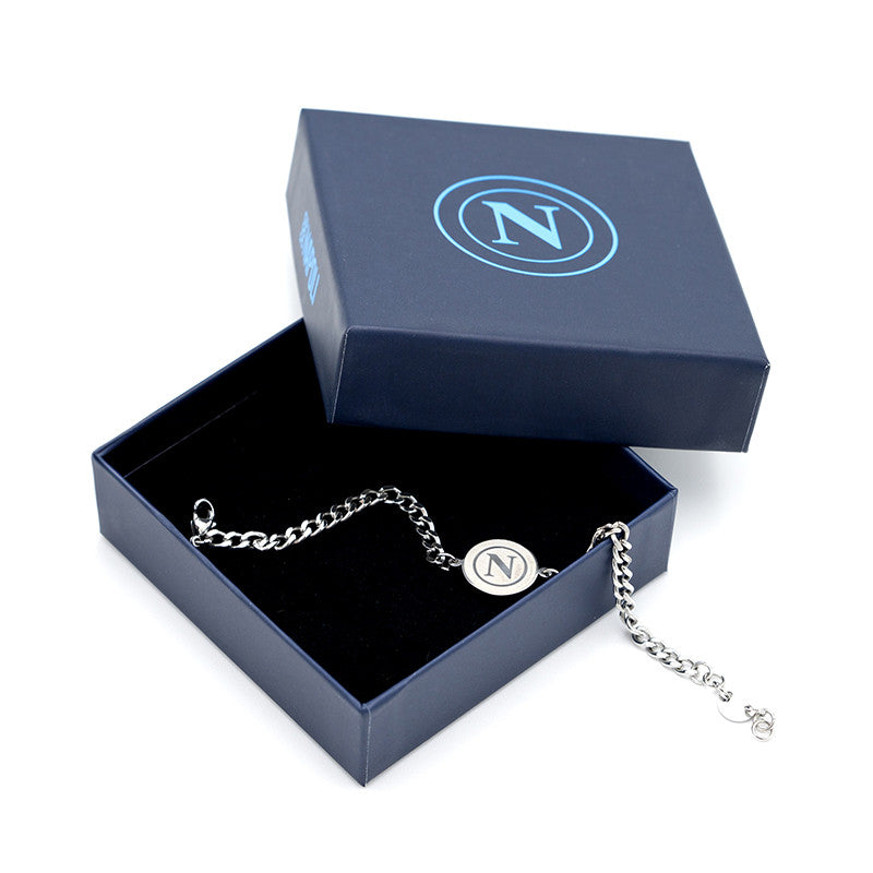 SSC Napoli Bracciale in Acciaio