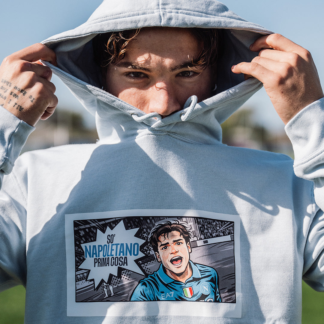 SSC Napoli Linea Admin Felpa Azzurra So Napoletano
