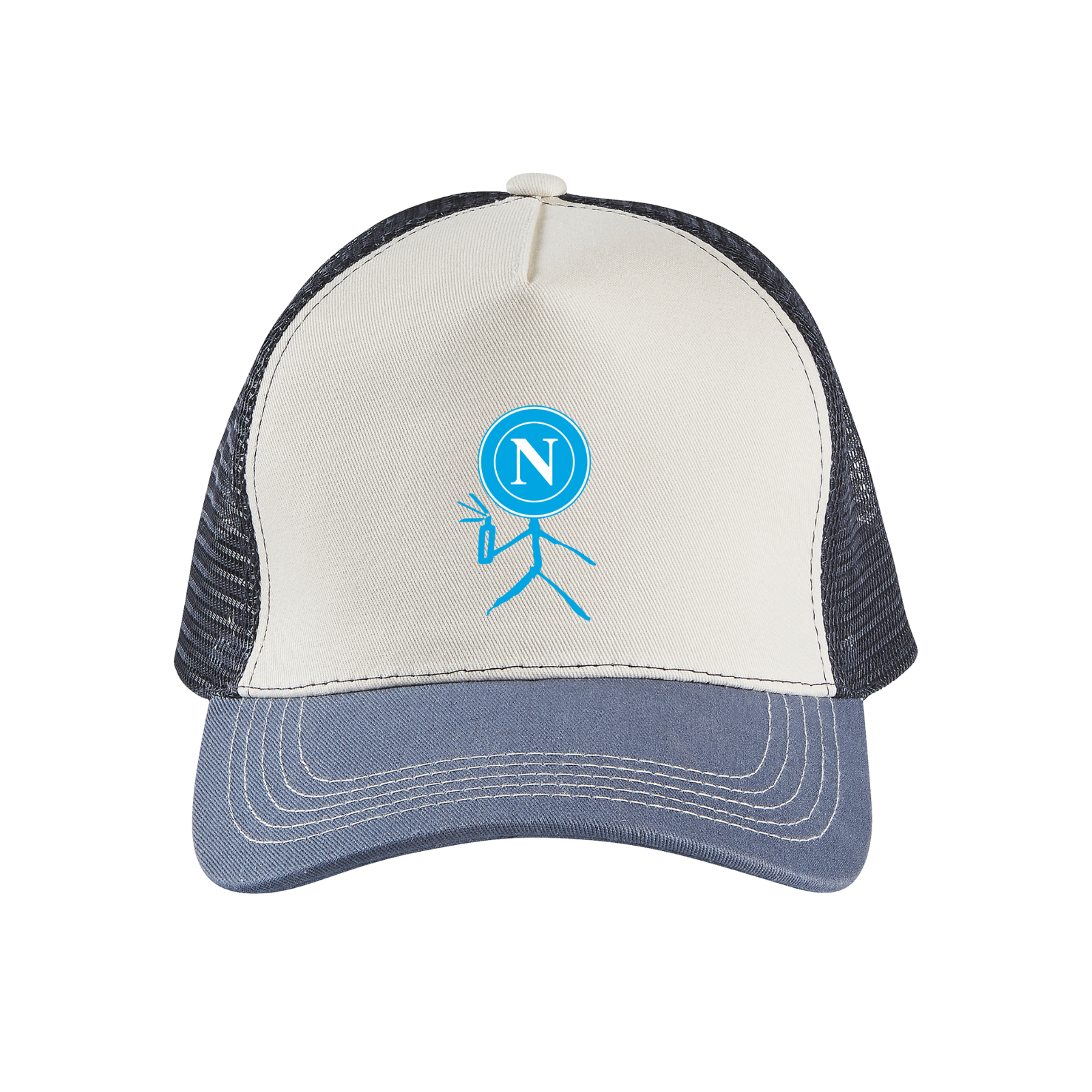 SSC Napoli Linea Admin Beige Hat Omino